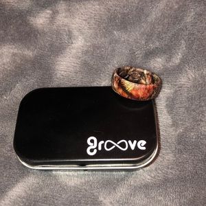 Camo men’s wedding band